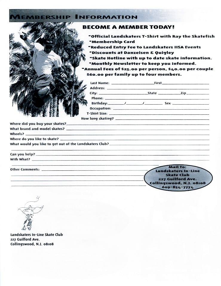 Philly Landskaters Skate Update Newsletter October 1992 page 4 of 4