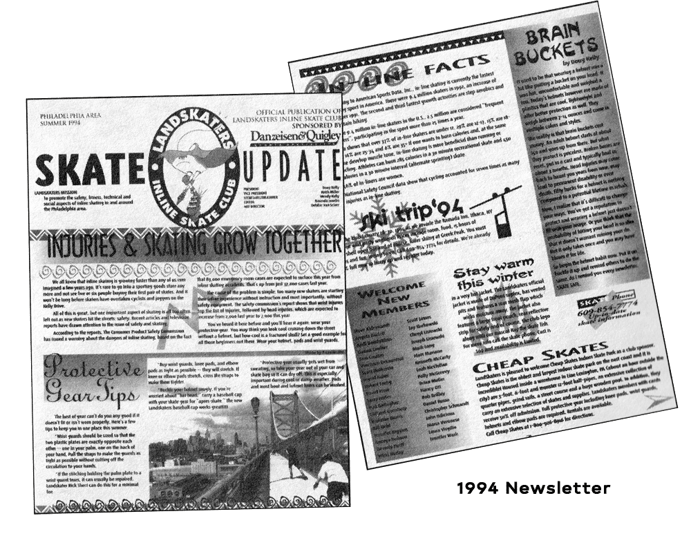1994 Philadelphia Landskaters Newsletter